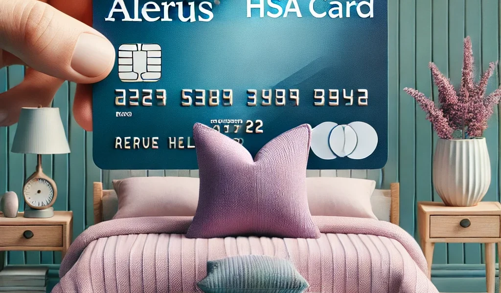 I Use My Alerus HSA Card for a Purple Pillow