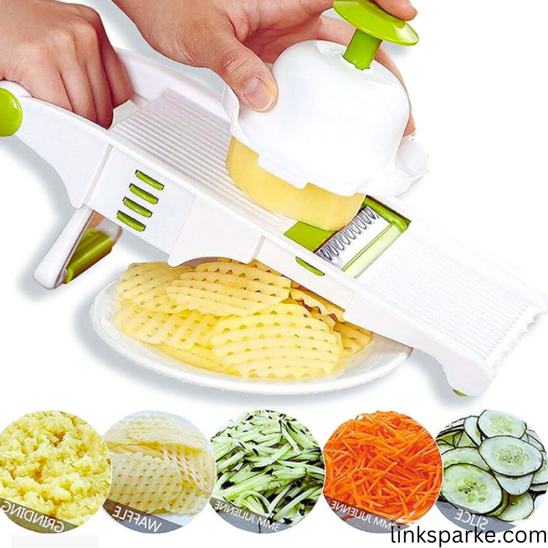 Mandoline Slicer with French Fry Attachment